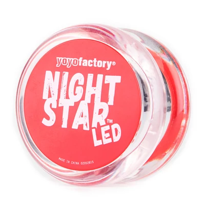 YoYoFactory Nightstar yo-yo áttetsz?/piros